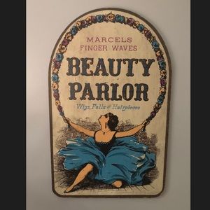 Vintage Beauty Parlor Sign